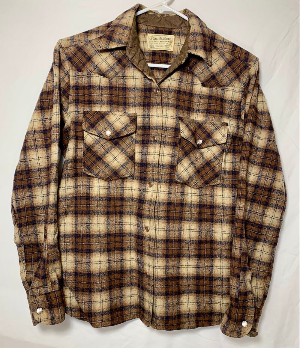 Vintage 70s Pendleton Western Wear Flannel